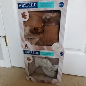 Memory foam slipper boots